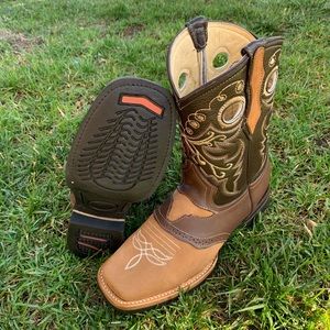 WOMEN'S WESTERN RODEO COWGIRL BOOTS GENUINE LEATHER BOTA VAQUERA DAMA 700